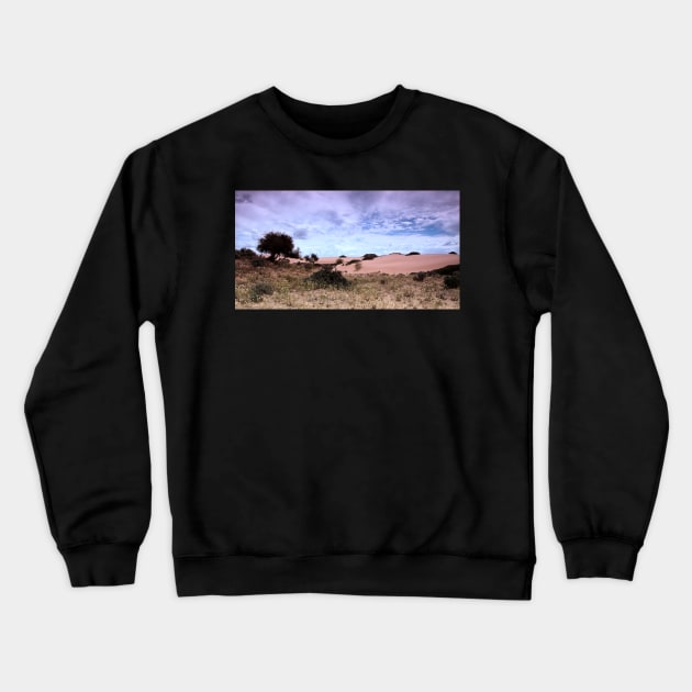 Dunes, Late Afternoon at Mungo Crewneck Sweatshirt by Carole-Anne